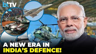 From Concept To Reality PM Modi Champions India’s Defence Manufacturing Growth [upl. by Enyedy981]