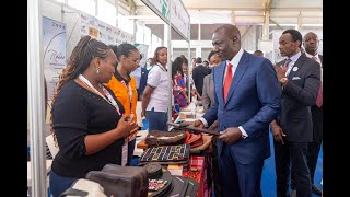 President Ruto attends the Inua Biashara MSME Exhibition at KICC Nairobi [upl. by Jackquelin]