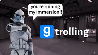 PLAYING WITH THAT CLONE COMMANDO WHAT  GMOD CWRP Trolling [upl. by Aelam]