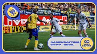 HIGHLIGHTS l STVV  RSC Anderlecht l 01 [upl. by Sokim]