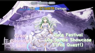 Touhou Lost Word  L0g Sanae Kochiya Showcase Pure Festival Unit [upl. by Dadivitan90]