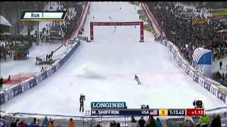 Shiffrin 13th in Maribor GS  USSA Network [upl. by Aryam]