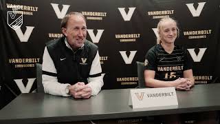 Vanderbilt Soccer  NCAA First Round Postgame [upl. by Eissim]