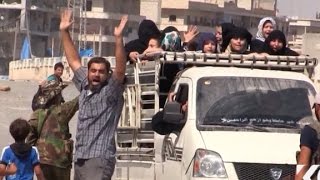 Celebrations after ISIS loses control of Manbij [upl. by Thornburg]