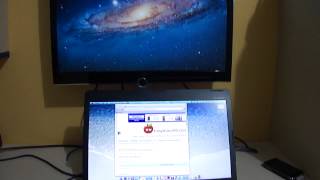 Dual display HDMI  HP 4530s  Mac OS Lion [upl. by Pettiford]