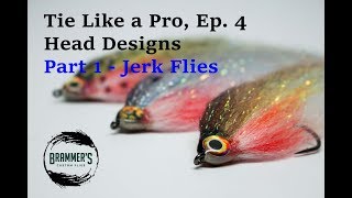 Tie Like a Pro Ep 4 Head Designs Part 1  Jerk Flies [upl. by Ranitta]