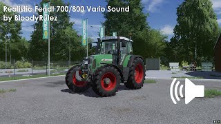 FS22  Fendt 700800 Vario Sound by BloodyRulez  Farming Simulator 22 [upl. by Frierson256]