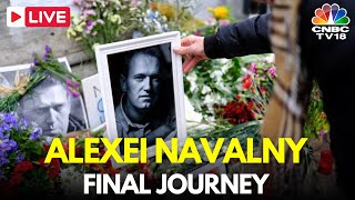 Alexei Navalny Funeral LIVE  Navalnys Farewell Service in Moscow  Putin News  Russia News IN18L [upl. by Essirahc]