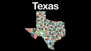 TexasTexas StateTexas GeographyTexas Counties [upl. by Lenz]