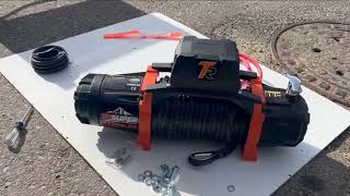 13500lbs Zesuper winch from Amazon review and install [upl. by Notxap]