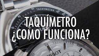 ¿Qué Es y Cómo Funciona un Taquímetro en un Reloj  Aprende sobre Relojería [upl. by Ainegue]