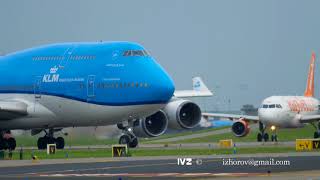 KLM Boeing 747 taxiing before takeoff [upl. by Iva495]