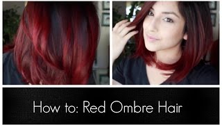 How To Red Ombre Hair [upl. by Ysdnyl]