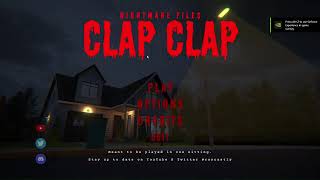 Clap Clap the Indie Horror Game 🎮😖😱 Game details in Description [upl. by Ronen]