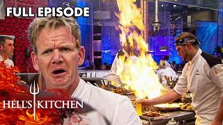 Hells Kitchen Season 14  Ep 13  Black Jackets Clash  Full Episode [upl. by Eillehs138]