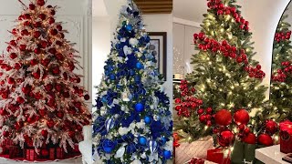 COMO DECORAR TU ÁRBOL 🌲DE NAVIDAD ELEGANTE 👉 TENDENCIAS EN DECORACIÓN DE INTERIORES 2022025 [upl. by Jackelyn]