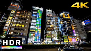 【4K HDR】Night Walk From Shibuya to Shinjuku渋谷と新宿散歩  Japan Walking Tour [upl. by Harwilll319]