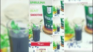 Spirulina Energy Blast Smoothie Recipe [upl. by Osanna78]