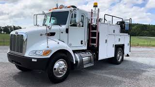 2014 PETERBILT 337 MECHANICS TRUCK CRANE COMPRESSOR WELDER SERVICE UTILITY TRUCK FOR SALE [upl. by Adah]