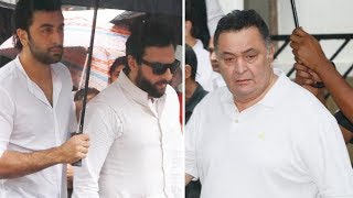 Shashi Kapoors FUNERAL Video  Amitabh Bachchan Rishi Kapoor Salim Khan [upl. by Lika]