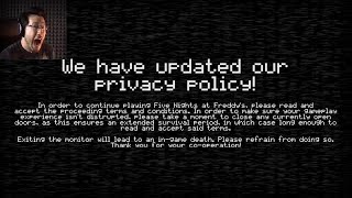 We Have Updated Our Privacy Policy Five Nights at Freddys 1 Meme [upl. by Anileuqcaj]