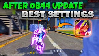 Free Fire OB44 Update Best Settings Sensitivity  Get MORE Headshots with these settings [upl. by Winfrid308]