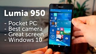 Lumia 950 review  vs iPhone 6s  Samsung S6 [upl. by Heimlich]