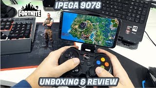 Unboxing e Análise Ipega PG9078 controle bluetooth  Teste no FORTNITE [upl. by Kuehn938]