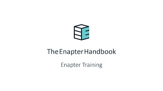 Enapter Training  The Enapter Handbook Feb 20222 [upl. by Anaud]