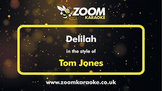 Tom Jones  Delilah  Karaoke Version from Zoom Karaoke [upl. by Marfe]