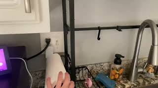 MERRYBOX Over The Sink Dish Drying Rack Adjustable Length Review [upl. by Asilat]