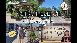 Visiting the Gilmore Girls set 🍂☕️ Unionville vlog [upl. by Malarkey]