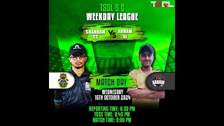 TSDL5 DIVC WEEKDAY LEAGUE Shahram CC Vs Arham XI 16th Oct 2024 [upl. by Uhn750]