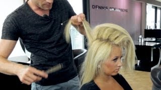 Hair Tutorial Hochsteckfrisur selber machen  Haare stylen mit Dennis Teil 1 [upl. by Ydal306]