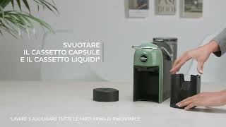 Lavazza A Modo Mio Jolie Evo  Tutorial alert e pulizia quotidiana  Lavazza [upl. by Nortna561]