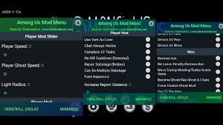 Among Us V2022127 Mod Menu  Fake RolesNo Roles CooldownUnlocked No BanMax LightSpeedGhost [upl. by Hawk]