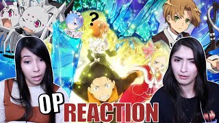 Where is Rem  ReZero 2nd Season So Im a Spider So What and Mushoku Tensei Openings Reaction [upl. by Audrey]