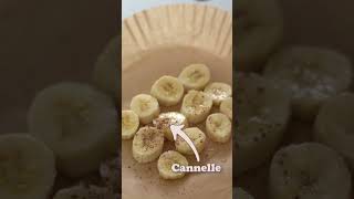 Recette EXPRESS  bananes grillées à lairfryer  🍌 [upl. by Aicekal]