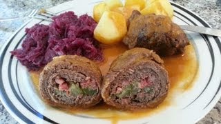 Rouladen mit Kartoffeln und Rotkohl im Thermomix® TM31 [upl. by Annoik]