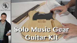 The Guitar Kit from Solo Music Gear  Unboxing and Intro Part 1 [upl. by Alenairam]