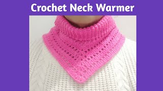 Attractive Crochet Neck Warmer Easy to make crochet neck Warmer design [upl. by Ronoel909]