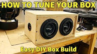 How To Build and Tune a Subwoofer Box With this FREE App For 2 CT Sounds MESO 65s  SubBoxProcom [upl. by Gasser]