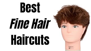 The BEST Haircuts for Fine Hair  TheSalonGuy [upl. by Nimajnab]