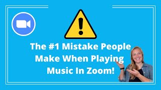 Zoom Tips The 1 Mistake People Make When Playing Music in Zoom [upl. by Oicnecserc]