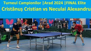 Neculai Alexandru vs Cristanus Cristian Final Elite TC Arad 2024 [upl. by Welbie]