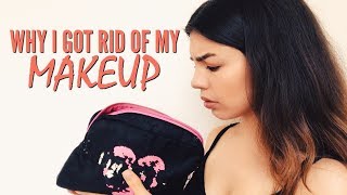 I GOT RID OF ALL MY MAKEUP  DECLUTTERED MAKEUP COLLECTION 2017 [upl. by Ria32]