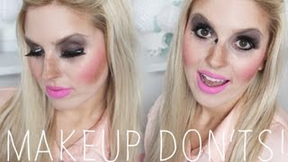 Makeup Donts Round 2 ♡ Look Your Worst Tag [upl. by Jewelle]