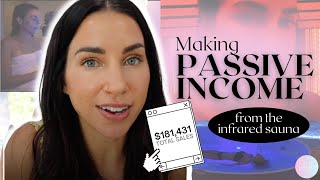 Making Passive Income from the Infrared Sauna  my first float tank experience  REBELLE NUTRITION [upl. by Anik]