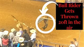 Pro Bull Riding Wreck 2020 Rodeo [upl. by Annaek]