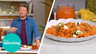 Jamie Oliver’s Quick amp Easy NoCook Pasta Sauce Recipes  This Morning [upl. by Patrica]